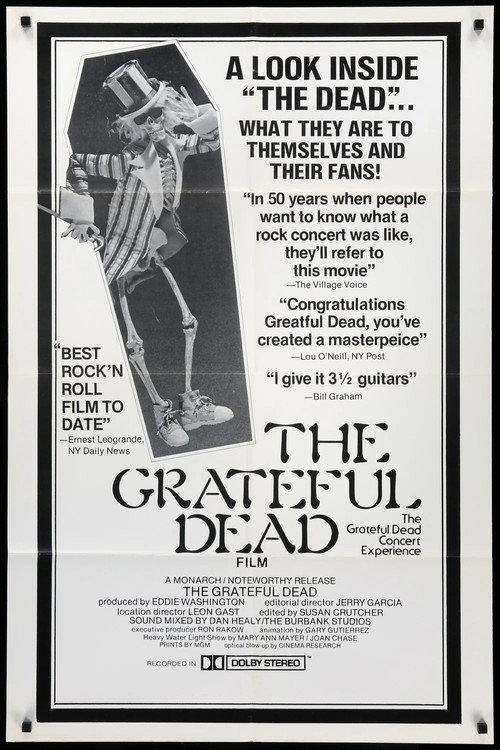 The Grateful Dead Movie 1977 official movie poster