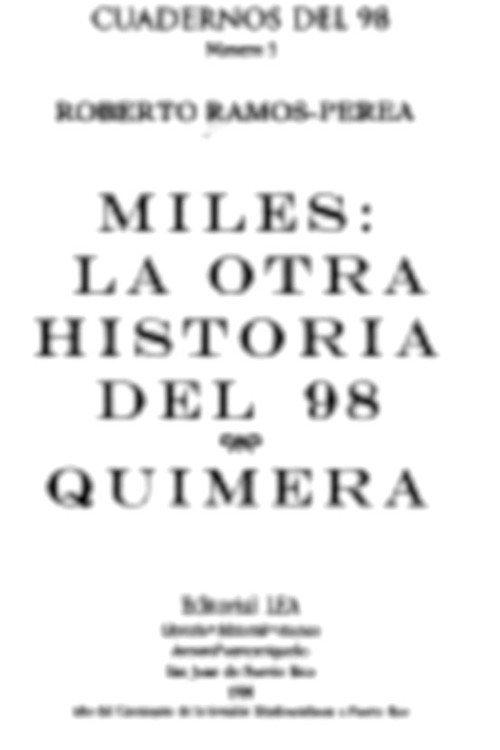 Miles: The Other History of 98 1998 official movie poster