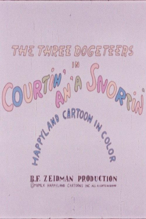 The Three Dogeteers in Courtin' an'a Snortin' 1960 official movie poster