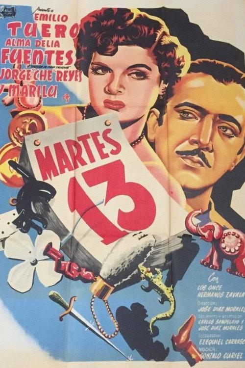 Martes 13 1954 official movie poster