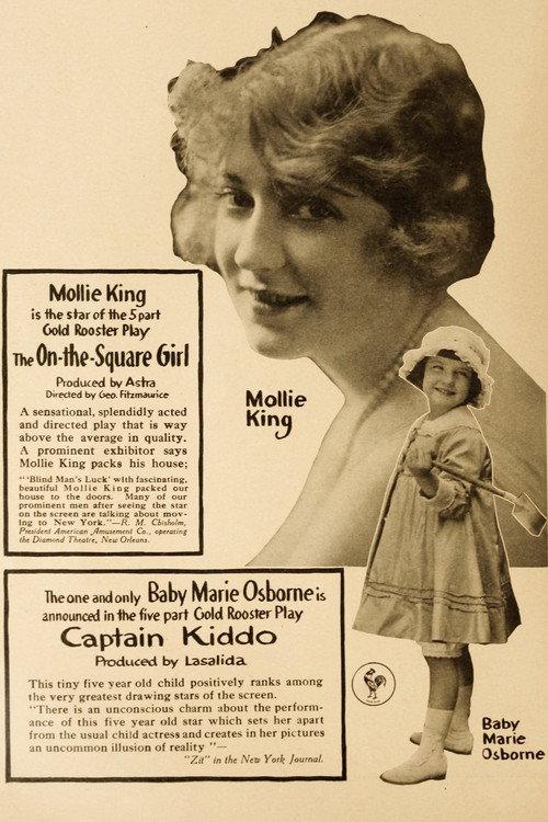 The On-the-Square Girl 1917 official movie poster