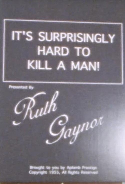 It’s Surprisingly Hard to Kill a Man! 2024 official movie poster