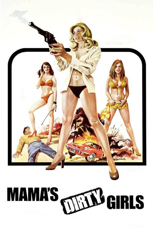 Mama's Dirty Girls 1974 official movie poster