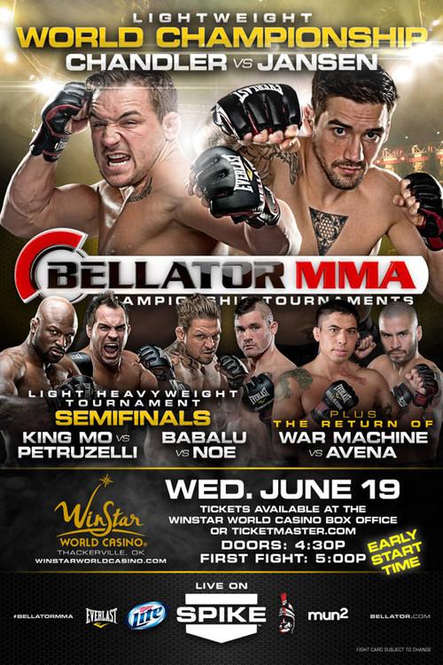 Bellator 96 2013 official movie poster
