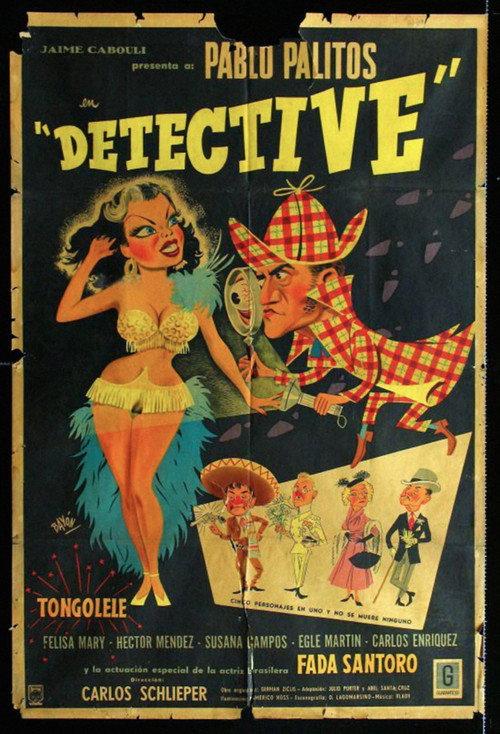 Detective 1954 official movie poster