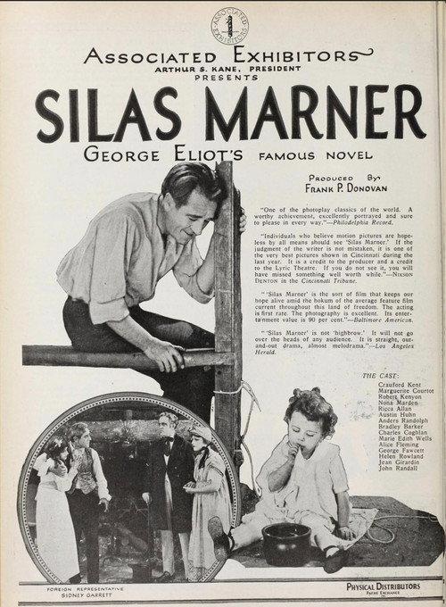 Silas Marner 1926 official movie poster