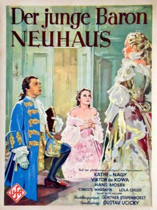 Der junge Baron Neuhaus 1934 official movie poster