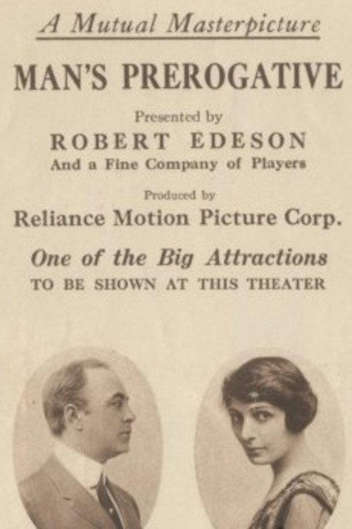 Man's Prerogative 1915 official movie poster