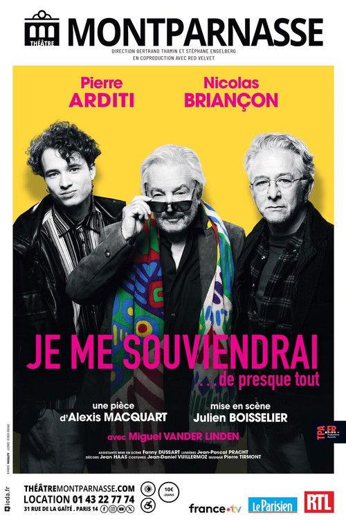 Je me souviendrai... de presque tout 2026 official movie poster