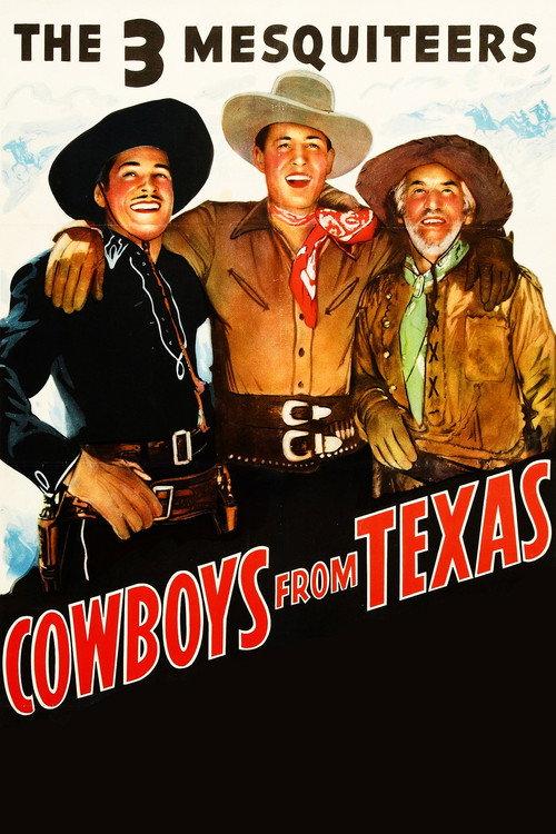 Cowboys from Texas 1939 official movie poster