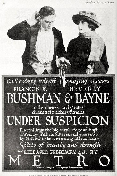 Under Suspicion 1918 official movie poster