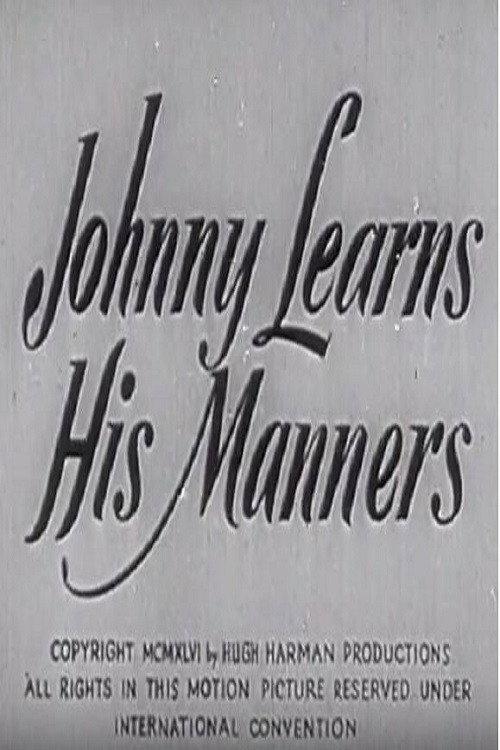 Johnny Learns His Manners 1946 official movie poster