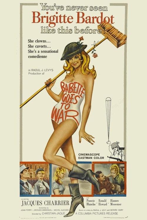 Babette Goes to War 1959 official movie poster
