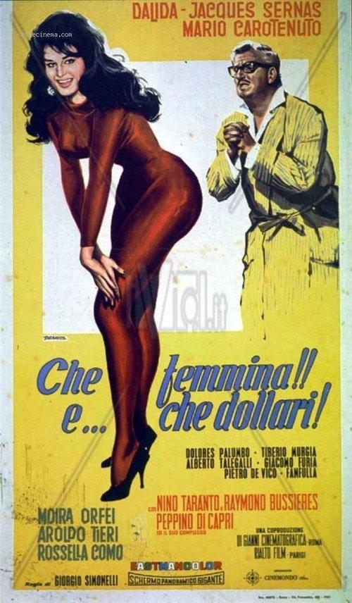 Che femmina!! E... che dollari! 1960 official movie poster