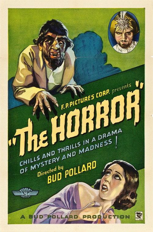 The Horror 1932 official movie poster