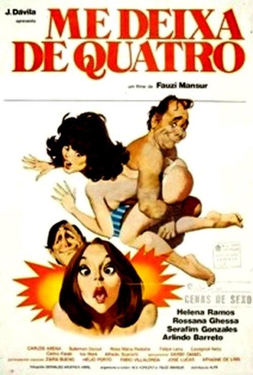 Me Deixa de Quatro 1981 official movie poster