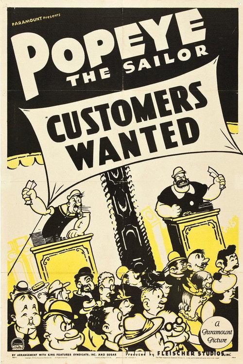 Customers Wanted 1939 official movie poster