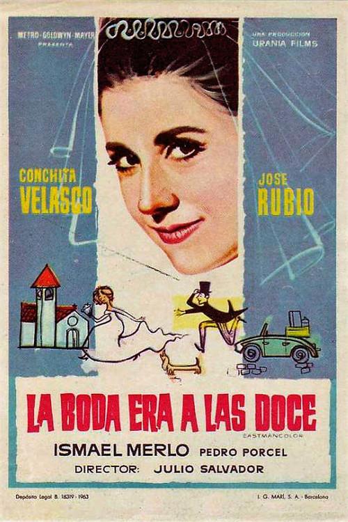 La boda era a las doce 1964 official movie poster
