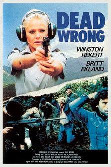 Dead Wrong 1983 official movie poster