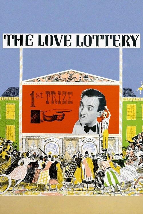 The Love Lottery 1954 official movie poster