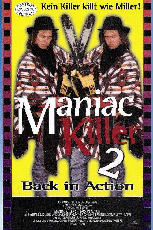 Maniac Killer 2 - Back in Action 1995 official movie poster