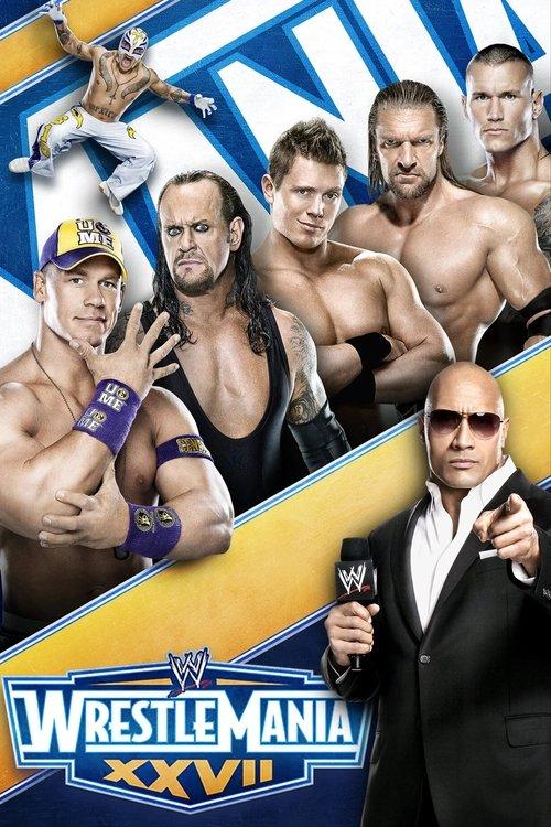 WWE WrestleMania XXVII 2011 official movie poster