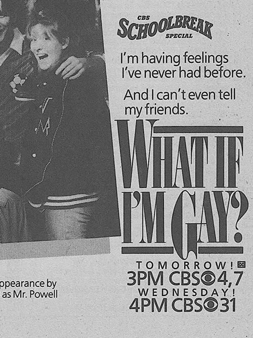 What If I'm Gay? 1987 official movie poster
