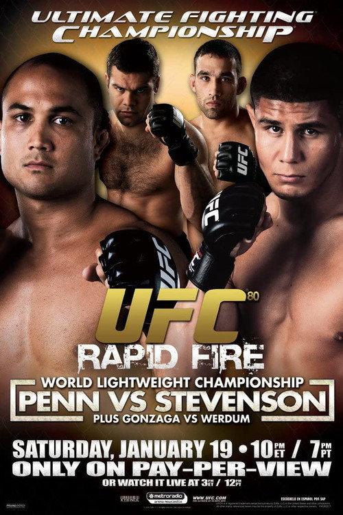 UFC 80: Rapid Fire 2008 official movie poster