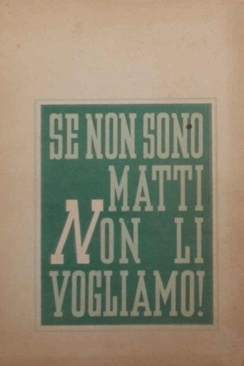 Se non son matti non li vogliamo 1941 official movie poster