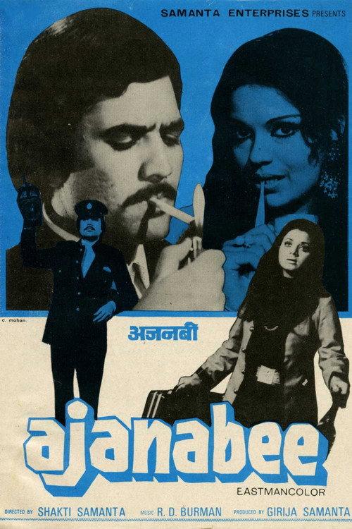 Ajanabee 1974 official movie poster