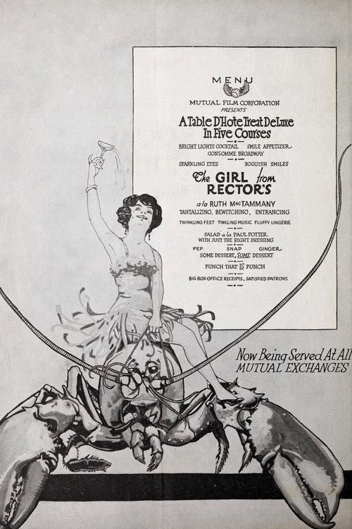 The Girl from Rector's 1917 official movie poster