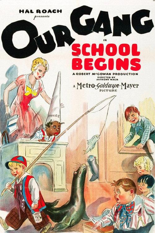 School Begins 1928 official movie poster