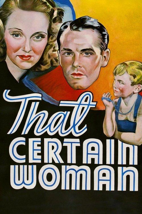 That Certain Woman 1937 official movie poster