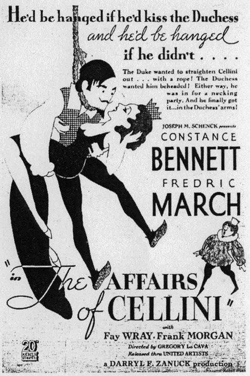 The Affairs of Cellini 1934 official movie poster