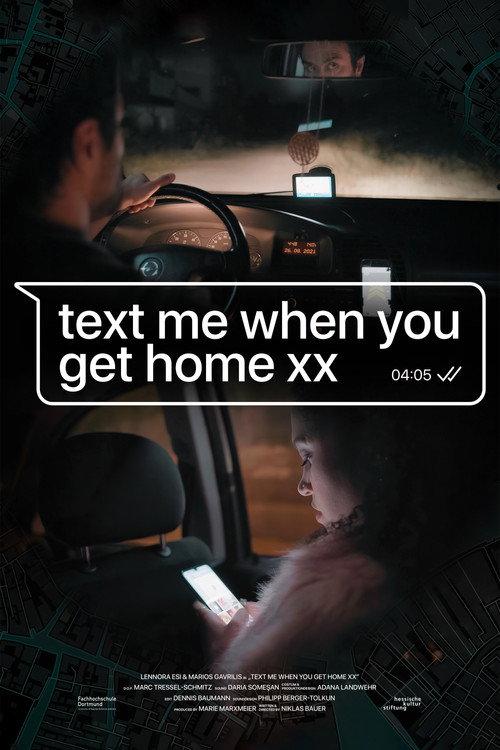 Text me when you get home XX 2022 official movie poster
