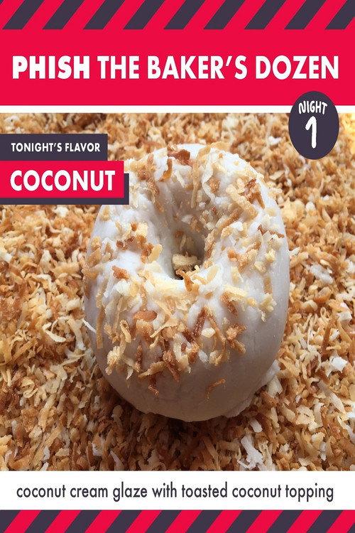 Phish: The Baker's Dozen: Night 1 - Coconut 2017 official movie poster