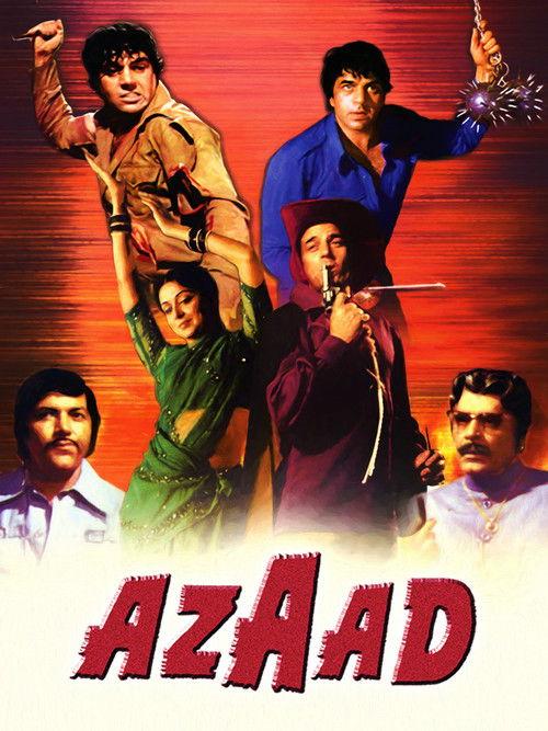 Azaad 1978 official movie poster