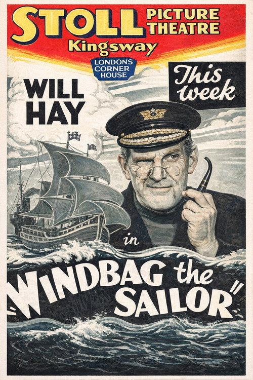 Windbag the Sailor 1936 official movie poster