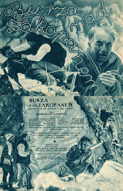 Burza nad Zakopanem 1930 official movie poster