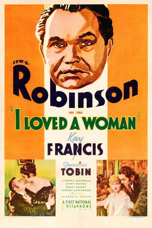 I Loved a Woman 1933 official movie poster