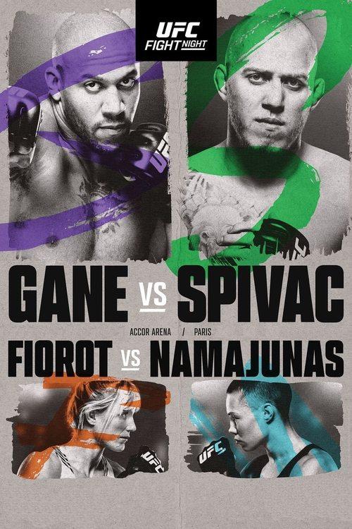 UFC Fight Night 226: Gane vs. Spivak 2023 official movie poster