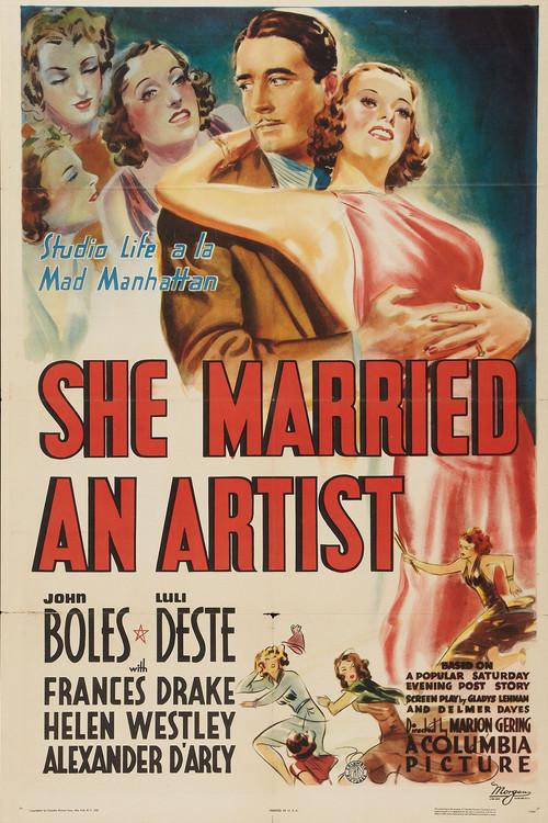 She Married an Artist 1937 official movie poster