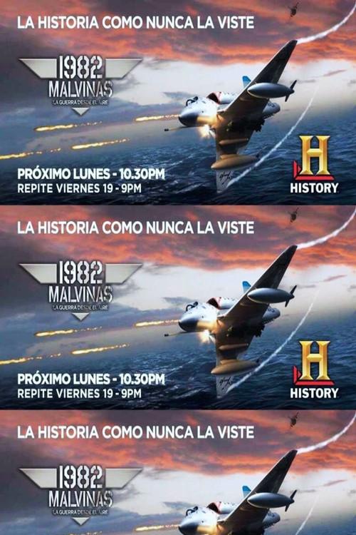 1982 Malvinas, La guerra desde el aire 2009 official movie poster