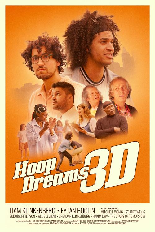 Hoop Dreams 3D 2024 official movie poster