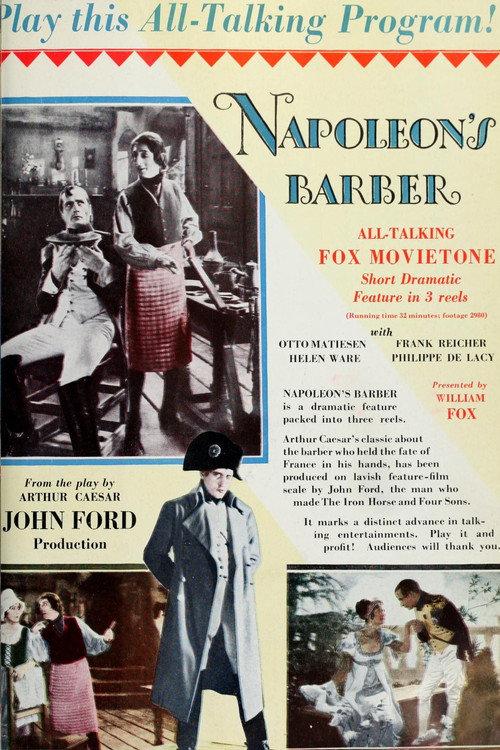 Napoleon's Barber 1928 official movie poster