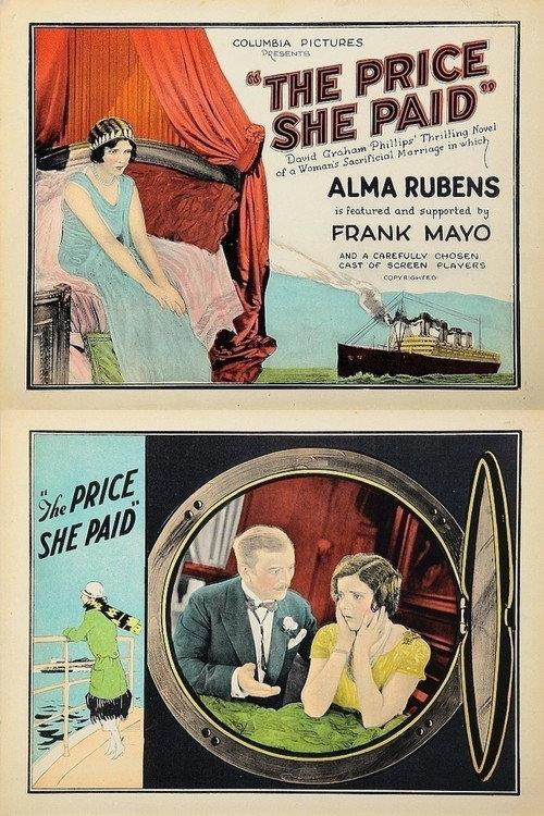 The Price She Paid 1924 official movie poster