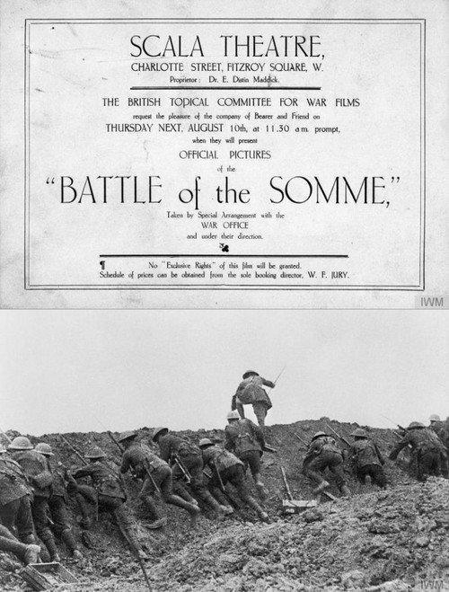 The Battle of the Somme 1916 official movie poster
