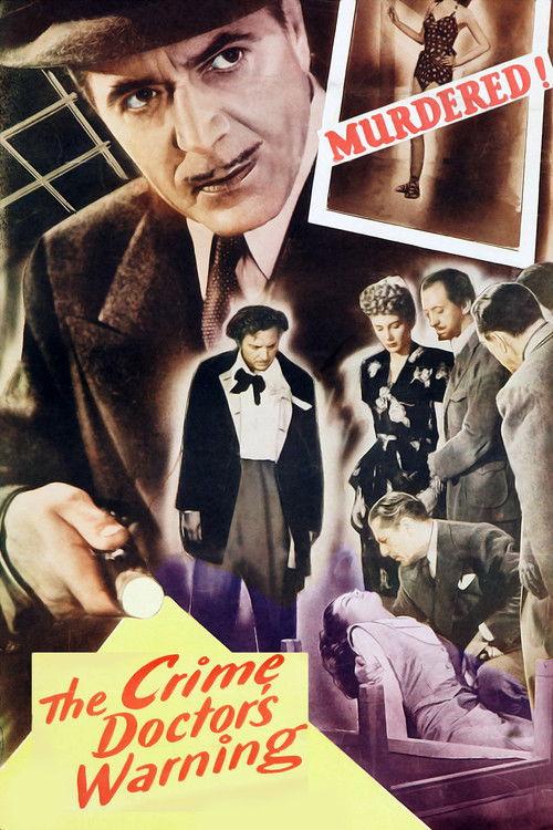 The Crime Doctor's Warning 1945 official movie poster