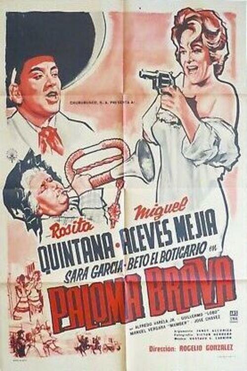 Paloma brava 1961 official movie poster