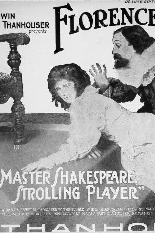 Master Shakespeare, Strolling Player 1916 official movie poster